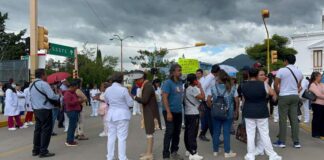 Anuncian marcha trabajadores del Hospital Civil para este miércoles