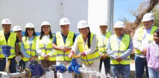 Entrega Nancy Benítez cinco obras para mejorar el abasto de agua, la salud y la movilidad