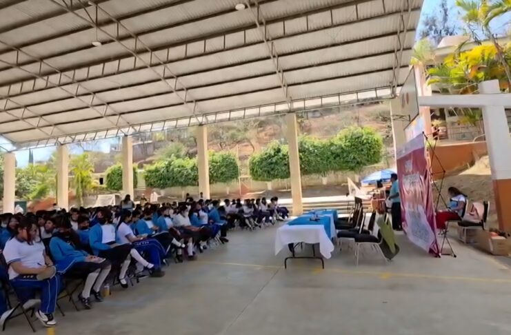 “Sin Drogas Salvas Tu Vida” llega a la Secundaria Rodolfo Morales en Oaxaca de Juárez