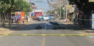 Muer3 motociclista tras ser arrollado por un camión