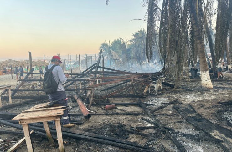 Pérdidas en Zicatela superan los 31 millones de pesos; gobierno activa plan de apoyo