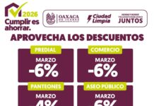 Municipio de Oaxaca de Juárez mantiene descuento del 6% en predial durante marzo