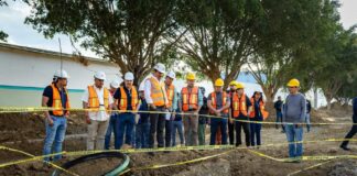 Supervisa Ray Chagoya obra de drenaje en Candiani para prevenir inundaciones