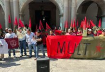 Toma el MULT el Palacio de Gobierno