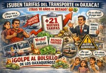 Prepárese: suben 21 tarifas del transporte en municipios de Oaxaca