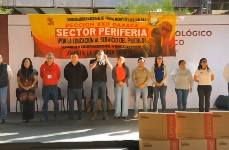 No es voluntad política, sino resultado de la presión en las calles: Sección 22 fija postura ante entrega de equipamiento tecnológico