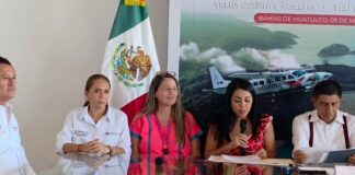 Impulsan nueva ruta aérea para fortalecer el turismo en la costa de Oaxaca