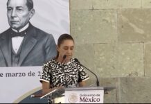 “Gobernar con principios y sin miedo a las resistencias”: Sheinbaum reivindica legado de Juárez en Guelatao