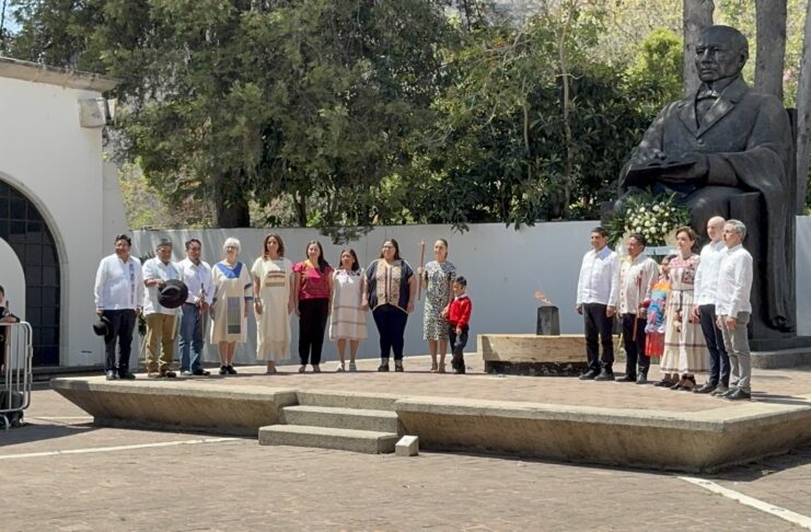 🇲🇽 ENCABEZAN CLAUDIA SHEINBAUM Y SALOMÓN JARA 220 ANIVERSARIO DEL NATALICIO DE BENITO JUÁREZ, 🇲🇽