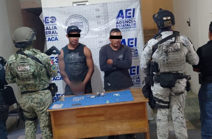 Desarticula punto de venta de drogas en Soledad Etla, hay dos detenidos: Fiscalía de Oaxaca