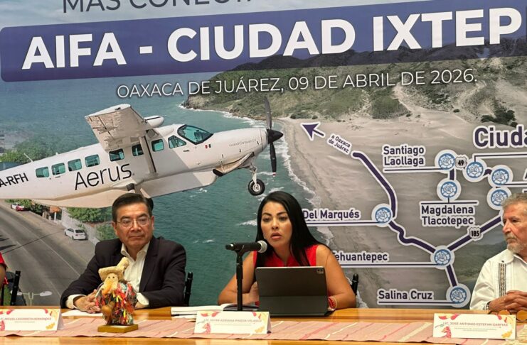 Anuncian nuevo vuelo del AIFA a Ciudad Ixtepec a partir del 20 de abril
