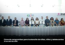 Congreso del Estado firma Agenda de Compromisos para la atención a niñas, niños y adolescentes