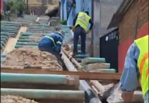 Avanza rehabilitación de red hidráulica en Santa Anita, Oaxaca de Juárez