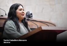 Diputada Tania Caballero presenta iniciativa para armonizar la reforma electoral federal, Plan B, con legislación de Oaxaca