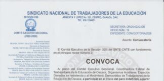 CON MARCHA INICIA PARO Y PLANTÓN DE LA SECCIÓN 22 EN OAXACA