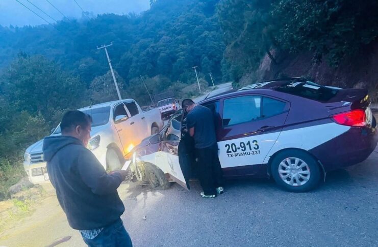 Intentan arrojar al voladero a Síndico de San Sebastián Río Hondo; salió ileso tras fuerte choque
