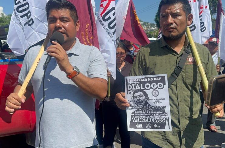 Con bloqueo y marcha anuncia la Alianza de Pueblos que se suma al plantón de la Sección 22