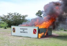 Más de media tonelada de droga es destruida en Miahuatlán