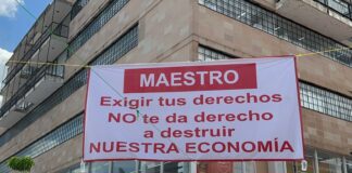 Comerciantes establecidos del centro llaman al magisterio a cambiar metodologías de lucha; denuncian pérdidas