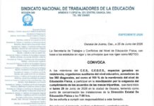 Maestros de Educación Física anuncian movilizaciones para este lunes en Oaxaca