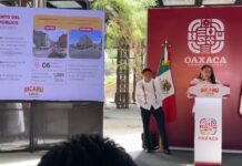 Limita Oaxaca: 1300 taxis dejaron de entrar al centro, reordenamiento histórico va por transporte federal