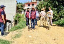 Supervisa Gobierno Municipal espacios donde iniciarán obras del programa Banco de Materiales en Donají