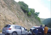 Cuatro personas lesionada deja accidente en la autopista Barranca Larga – Ventanilla