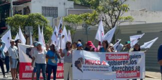 Marchan en contra de la gentrificación y proyectos extranjeros en la Ciudad de Oaxaca