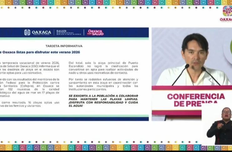 Encuentran bacterias fecales en la Playa Principal de Puerto Escondido