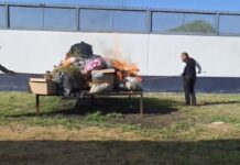 FGR incinera más de 860 kilos de narcóticos en Oaxaca; destruyen hasta 8 mil dosis que ya no llegarán a las calles