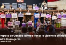 Congreso de Oaxaca llama a frenar la violencia política contra las mujeres