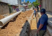 Mejorará Ceabien red distribuidora de agua potable en col. Lomas del Puerto de Pto. Escondido