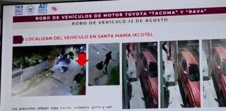 EN MENOS DE 5 MINUTOS: CÉLULA INTERNACIONAL ROBABA TOYOTAS EN OAXACA; LÍDER UN AMERICANO