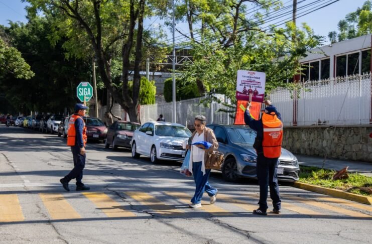 Guardianes de la Movilidad beneficia a más de 4 mil personas en Oaxaca de Juárez