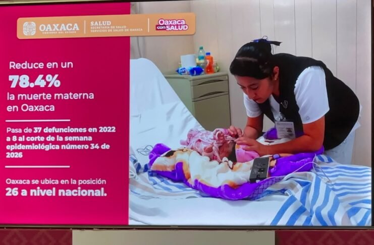 Oaxaca reduce 78.4% las muertes maternas y fortalece su red hospitalaria de alta especialidad