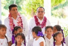 Reitera Ceabien su compromiso de trabajar para que el agua potable llegue a más oaxaqueñas y oaxaqueños