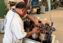 Atienden Ceabien y SOAPA falla en transformador eléctrico para restablecer suministro en colonia Estrella