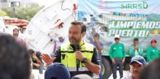 Jesús Romero encabeza intervención directa del gobierno estatal ante problemática de residuos en San Pedro Mixtepec