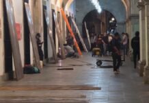 Se blinda el Palacio de Gobierno en Oaxaca por marcha del 2 de octubre
