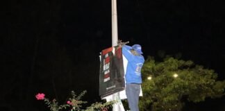 Acciones nocturnas de limpieza para el cuidado de Oaxaca de Juárez