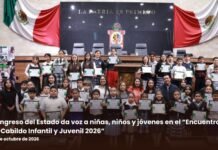 Congreso del Estado da voz a niñas, niños y jóvenes en el “Encuentro de Cabildo Infantil y Juvenil 2026”