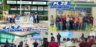 Antonio Ordaz mantiene el paso firme; el territorio del CECyTEO se pinta de azul