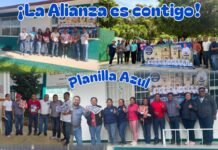 Planilla Azul recorre la Mixteca y la Costa de Oaxaca rumbo a la elección sindical del 6 de noviembre