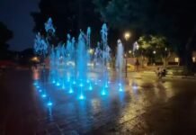 Fuentes danzantes de El Llano vuelven a operar con sistemas renovados