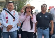 Marcha la Sección 22 de la CNTE en Oaxaca