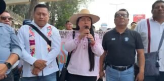 Marcha la Sección 22 de la CNTE en Oaxaca
