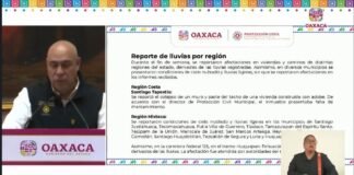 Reportan 12 derrumbes en caminos de Oaxaca; lluvias provocan cierres carreteros y dejan un menor fallecido
