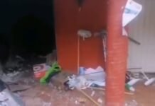 Dos personas lesionadas deja explosión por acumulación de gas en una vivienda en Choapam